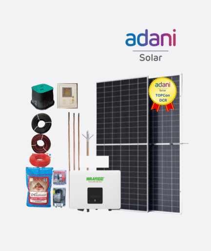 3.3kwp Ongrid Adani TOPCon Solar System